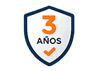 Garantía hasta 3 años